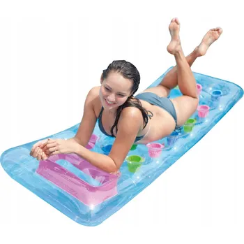 Matrace do vody s okénkem - Lehátko na pláž i do bazénu 59894 - Růžová