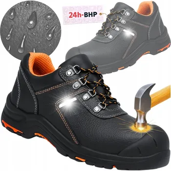 Pracovní obuv PRACOVNÍ OBUV Pánské Polobotky BOZP Bezpečnostní Odolné Nepromokavé S3