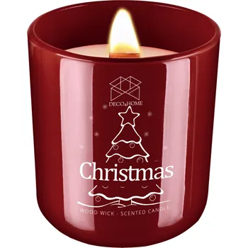 Svíčka Vonná svíčka ze sójového vosku Vánoce Deco4Home 1 ks