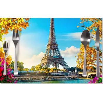 prostírání Sablio Prostírání Paříž Eifellova věž Flowers: 40x30cm