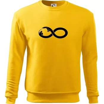 Pánská mikina Jezevčík nekonečno - Mikina Essential pánská - 3XL ( Žlutá )
