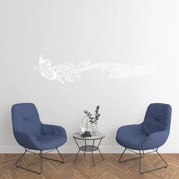 samolepka Sablio Samolepka na zeď: Motýlí ornament 3 - 90x21