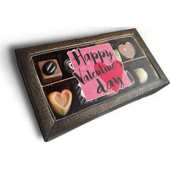 Bonboniéra Sablio Pralinky Happy Valentine’s day - 10 ks pralinek