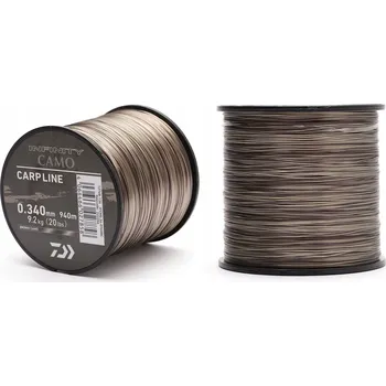 Vlasec Daiwa Infinity Camo 0,34 mm/1050 m - hnědý maskáč