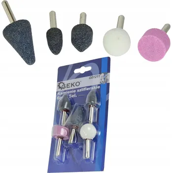 Vrták Brousky brusné 6mm 5ks sada G01211, GEKO