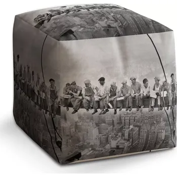 Taburet Sablio Taburet Cube Zedníci na traverze: 40x40x40 cm