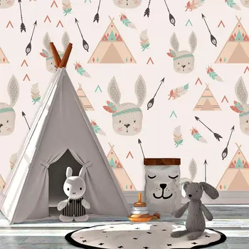 Tapeta Sablio Tapeta Zajíček indián - 336x220 cm