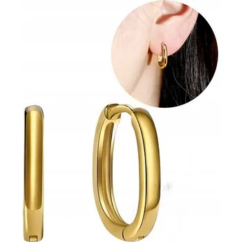 Náušnice ZLATÉ DÁMSKÉ NÁUŠNICE S ANGLICKÝM ZAPÍNÁNÍM STŘÍBRO 925 PRO ŽENY