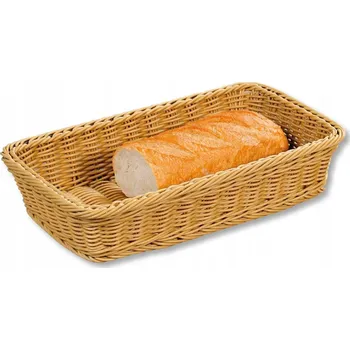 Obraz Košík na pečivo proutěný hnědý