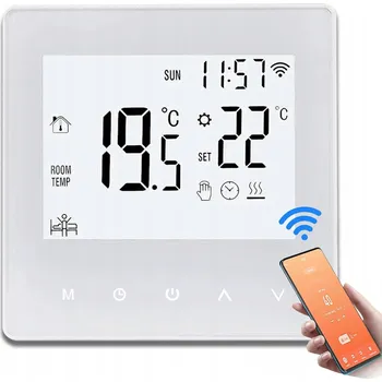 Termostat INTELIGENTNÍ TERMOSTAT OVLADAČ PRO BOJLER VODY TEPLOTY ČIDLO 3A