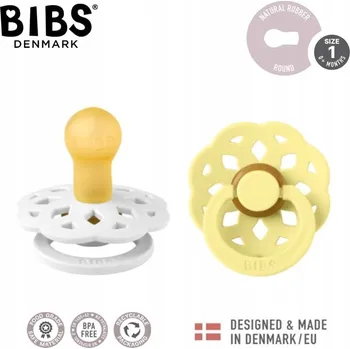 dudlíky Kulatý latexový Dudlík Bibs 0 +