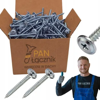 Vrták Šrouby do dřeva a sádrokartonu s talířovou hlavou 4,2x65mm Ph2 Pozink 500ks