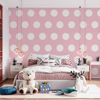 Tapeta Sablio Tapeta Bílé tečky - 125x75 cm