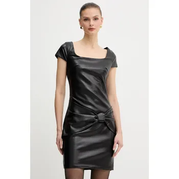 Dámské šaty Šaty Guess ALIENOR černá barva, mini, W5BK55 WGIK0 W5BK55.WGIK0 99X, vel. XS