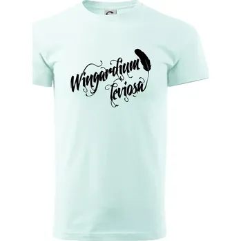 Pánské tričko Harry - Wingardium Leviosa - Klasické pánské triko vyšší gramáže - 2XL ( Frost )