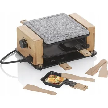 Kuchyňský gril KELA Raclette/Stone Bedretto Granite black 4 osoby 29,5 × 21 × 12,5 cm
