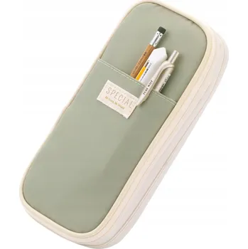 Penál Velký Školní Penál Pouzdro Kosmetická Taštička 3v1 na Tužky a Kosmetiku