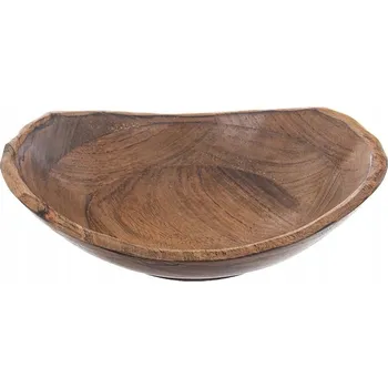 DŘEVĚNÁ MÍSA NA SALÁT, OVOCE Z MANGOVÉHO DŘEVA, DEKORATIVNÍ 30 CM