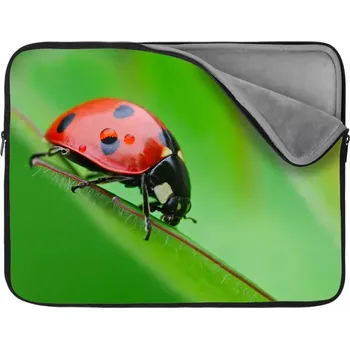 pouzdro na notebook Sablio Obal na notebook Beruška na listě - 13"