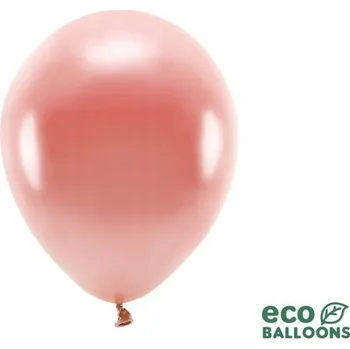 Balónek Metalické balónky Partydeco 100 kusů růžové zlato