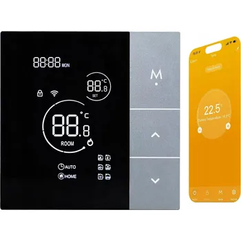 Termostat TERMOSTAT PRO PODLAHOVÉ TOPENÍ, TOPENÍ ROHOŽE WIFI DOTUYA LCD 16A SMART