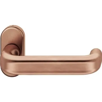 Dveřní kování FSB 09 1243, klika na úzké rozetě Eloxovaný hliník