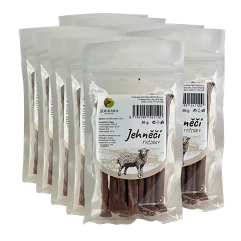 Pamlsek pro psa Bohemia Pet Food 10x BOHEMIA Jehněčí tyčinky 85g