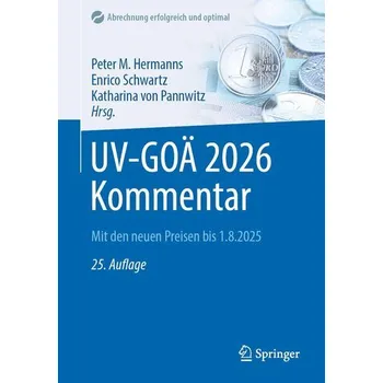 UV-GOÄ 2026 Kommentar - Hermanns, Peter M.