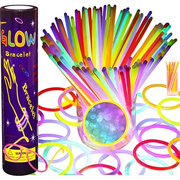 Příslušenství pro čtečku elektronické knihy Świecące Bransoletki Fluorescenční Pásky Chemické Světlo 100 Tyčinek