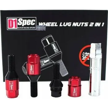 Šroubek na kolo ŠROUBY NA KOLA + KRYTKY D1SPEC HEPTAGON 14X1.5 OCEL