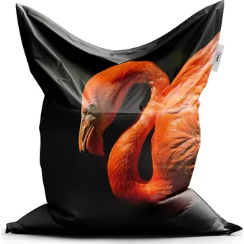 Sedací pytel Sablio Sedací vak Classic Plameňák - 150x100 cm