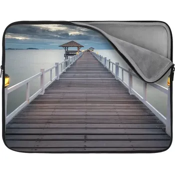 pouzdro na notebook Sablio Obal na notebook Dřevěné molo - 13"