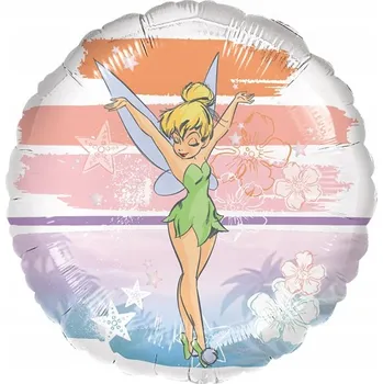 Balónek Fóliový balónek "Zvonilka - Petr Pan", Amscan, 43 cm (17"), kulatý