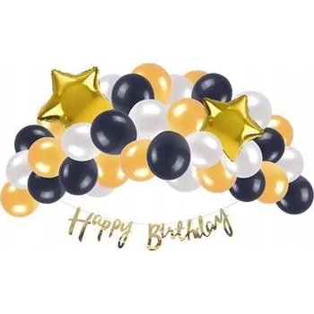 Vrták Narozeninová sada Party Time Glamour 36 dílů