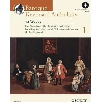 Baroque Keyboard Anthology 1 (noty na klavír)(+audio)