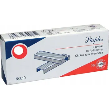 Spona do sešívačky Malé kancelářské sponky Č. 10 do sešívačky, 5 balení