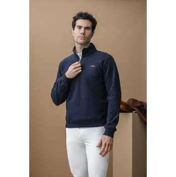 Pánská mikina Alessandro Albanese Mikina Gabriel Quarter AA, pánská, core navy XS