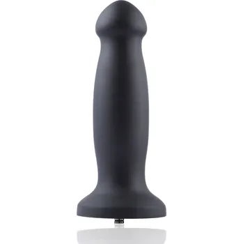 Vibrátor na prostatu HiSmith - KlicLok Dildo 18 cm / dildo - Black skin tone