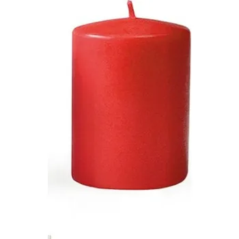 Svíčka Świeca CLASSIC CANDLES Walec mały 7xh10cm czerwona parafinowa