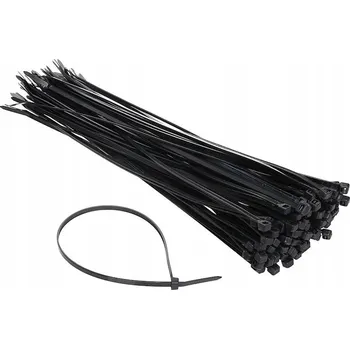 Stahovací páska STAHOVACÍ PÁSKY černé (balení 100 ks)