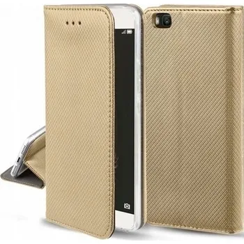 Pouzdro na mobilní telefon Pouzdro s klopou FLIPCASE pro HUAWEI P8 LITE 2016 ALE-L21 zlaté