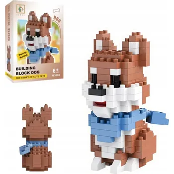 ostatní stavebnice Mini Stavebnice pes SHIBA Pes 149 dílků dílů Kolekce.