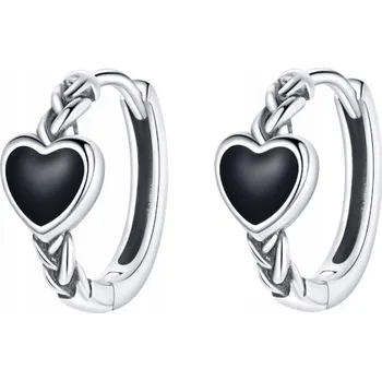Náušnice Náušnice A.R.Silver 0B4E-8774C náušnice srdíčka s kroužky