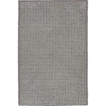 Koupelnová předložka IKEA TOFTBO Koupelnová předložka z mikrovlákna, 40x60 cm, šedo-bílá