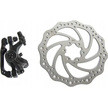 Brzda na kolo Mechanická kotoučová brzda Saccon 160 mm Zadní