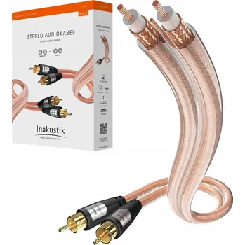 Audio kabel Audio kabel In-Akustik 2x RCA - 2x RCA 0,75 m