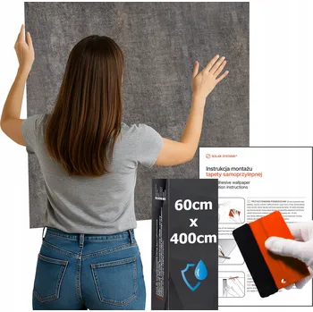 Tapeta Tapeta Samolepicí Vodotěsná do kuchyně na zeď Betonový nábytek Loft