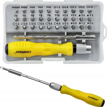 Šroubovák Wkrętak Precyzyjny Śrubokręt Zestaw Wkrętaków Sada precizních šroubováků + 32 bitů v 1