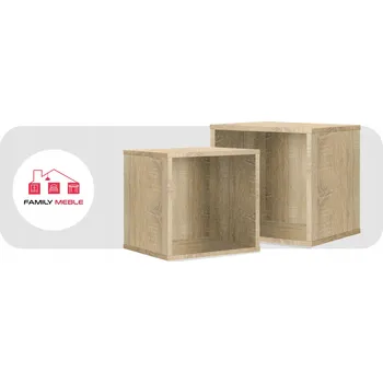 Knihovna Regál Family Meble Cubo 36,6 cm x 36,4 cm x 35 cm dub sonoma