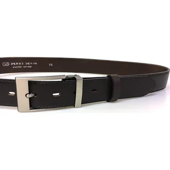 Opasek PENNY BELTS Kožený opasek 35-020-19-40 tmavě hnědý - 105 cm